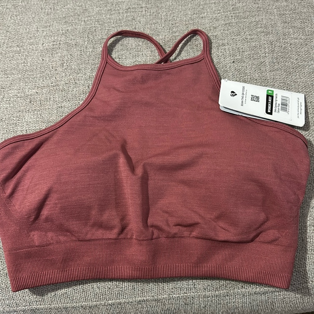 Women’s best high neck seamless sports bra